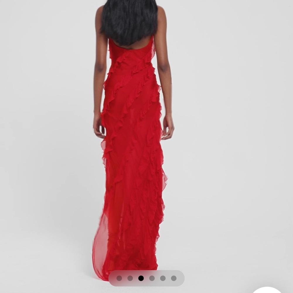 Rat & Boa Cecelia Red Maxi Dress - Size S - Picture 3 of 16
